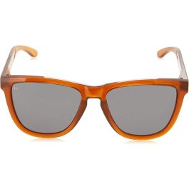 Hawkers ONE RAW Gafas de Sol Polarizadas Cuadradas #caramel dark para Adultos Unisex con Cristales Rosa Transparente