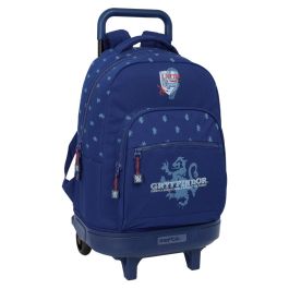 Mochila Escolar con Ruedas Harry Potter Captain Azul marino 33 x 45 x 22 cm