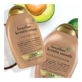 Ogx Champú Queratina Brasileña, Alisa Y Nutre, Cabellos Ondulados O Rizados Ogx Champú Queratina Brasileña, Alisa Y Nutre, Cabellos Ondulados O Rizados