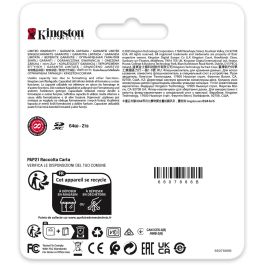 Kingston XC React+ 128GB SDXC UHS-II Tarjeta de Memoria, 280R/100W, U3, V60, Clase 10 para 4K