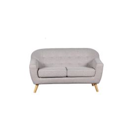 DKD Home Decor Sofá Scandi 2 Plazas Crema Natural Poliéster Rubberwood 146 cm Ancho Desmontable Precio: 392.58999945. SKU: B15ZQSKP86