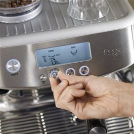 Sage Cafetera Espresso Manual con Molinillo Barista, 3 Segundos, Acero Inoxidable
