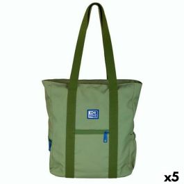 Bolso Oxford B-TRENDY SAFARI Verde 34 x 31 x 12 cm (5 Unidades) Bolso Oxford B-TRENDY SAFARI Verde 34 x 31 x 12 cm (5 Unidades)