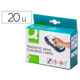 Q-connect Tarjeta Limpiadora de Banda Magnética, Caja de 20 Unidades, Para Lectores de Tarjetas Precio: 10.50000006. SKU: B14WDLGEDM