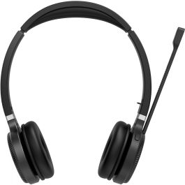 Yealink WHD622T Auriculares Binaurales Inalámbricos DECT para Oficina/Call Center y Teams, Diadema, Conexión USB, Negro, Sin Base