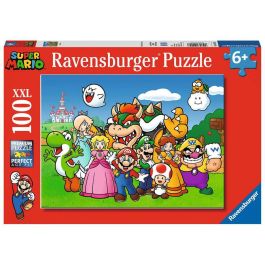 Ravensburger Puzzle 100 Piezas XXL Super Mario, Juego Educativo y Entretenido para Niños Mayores de 6 Años