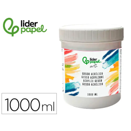 Liderpapel Gesso Aditivo para Acrílico, Preparador de Superficie, Bote de 1 Litro Precio: 21.4775. SKU: B15NPVB453