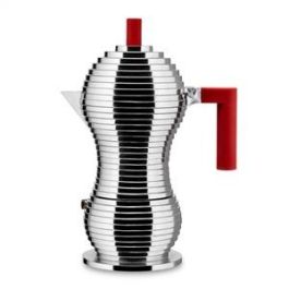 Alessi MDL02/6RFM Pulcina Cafetera 6 Tazas Apto para Inducción Roja Precio: 94.50000054. SKU: B12YEWX4GD