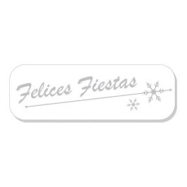 Etiquetas Regalo Adh. Holograficas Rollo 250 Uds. 45X15 Felices Fiestas Blanco Precio: 9.89999978. SKU: B192M9K94Y