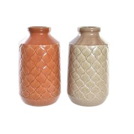 Jarron Scandi DKD Home Decor Verde Naranja 20 x 35 x 20 cm (2 Unidades) Precio: 33.4999995. SKU: B1JR3JB9QM