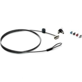 HP 6UW42AA Cable de Seguridad para Portátiles y Tablets 1.83m | Candado Universal Cabezales Intercambiables Ranuras Estándar, Nano, Cuña