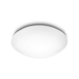 Philips Plafón LED Circular Moire 10W, 4000K Luz Día, 1100lm, Ø25x6.8cm, Blanco, IP20 para Techo y Pared