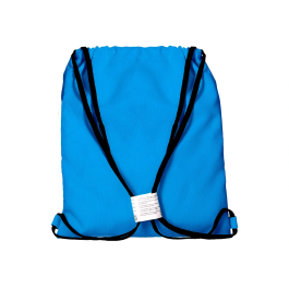 Antartik Mochila Saco Plano Ajustable con Bolsillo Interior con Cremallera Color Azul 350x400 mm