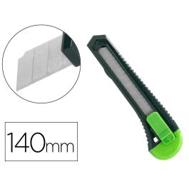 Cuter Q-Connect Plastico Ancho Con Asa Para Colgar Cuchilla 18 mm Xd-43 Blister 1 Unidad Precio: 1.8149993829. SKU: B1A39DEQEF