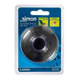 Interruptor de pie 2a 250 v negro Interruptor de pie 2a 250 v negro
