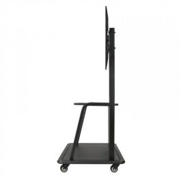 TooQ Soporte de suelo para TV/monitor 37"-100", FS20100M-B, hasta 150 kg, ajustable, 2 bandejas, negro