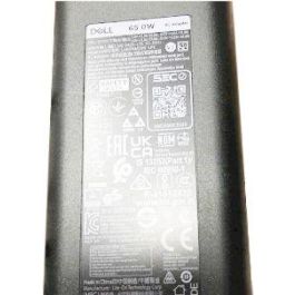 Dell AC Adapter, 65W, 19.5V, 3 Pin, Type C, C6 Power Cord Dell AC Adapter, 65W, 19.5V, 3 Pin, Type C, C6 Power Cord