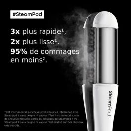 L'Oréal Professionnel LO3474637116491 Steampod 4.0 Plancha de Pelo a Vapor con Placa de Cerámica de Alta Resistencia