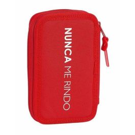 Plumier Doble Sevilla Fútbol Club M854 Rojo 12.5 x 19.5 x 4 cm (28 piezas)