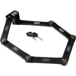 Candado plegable para bicicleta - BURG WACHTER - 790 90 BLACK SB - Alta seguridad, acero de 8 mm Candado plegable para bicicleta - BURG WACHTER - 790 90 BLACK SB - Alta seguridad, acero de 8 mm