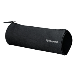 Liderpapel Estuche Portatodo Classic Cilíndrico Ancho 210x70mm Negro