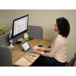 Microsoft Auriculares Modern USB-C con Cable, Micrófono con Cancelación de Ruido, Certificados Microsoft Teams, 1.8m