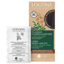 LOGONA Colorante Vegetal para Cabello Negro Marrón, vegano y certificado Natrue, para castaño claro a oscuro Precio: 15.79000027. SKU: B1E4JYE9BR