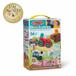 Melissa & Doug Bloques La Granja 56 Piezas A Partir de 2 Años