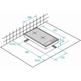 Beko HDMI32400DT Placa de Inducción Domino 2 Fuegos 30 cm Controles Sensibles 9 Niveles de Potencia Temporizador Booster Beko HDMI32400DT Placa de Inducción Domino 2 Fuegos 30 cm Controles Sensibles 9 Niveles de Potencia Temporizador Booster