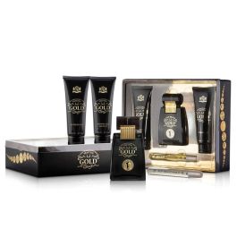 Set New Brand: Gold, Eau De Toilette, For Men, 100 ml + Gold, Eau De Toilette, For Men, 15 ml + Gold, Cleansing, Shower Gel, All Over The Body, All Skin Types, 130 ml + Gold, After-Shave Gel, 130 ml Precio: 24.99693504. SKU: B1F4HDP8J6