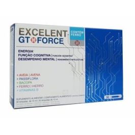 Excelent Gt Force 30Amp Suplemento para Cansancio Físico y Mental, Ansiedad y Estrés - Con Vitaminas y Minerales - 30 Ampollas Precio: 36.6899995. SKU: B19XKLZRCP