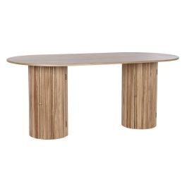 Mesa Ovalada Comedor Balines DKD Home Decor Natural 90 x 75 x 180 cm Precio: 329.89000044. SKU: B16VTCLM7C