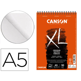 Canson Bloc Dibujo Croquis DIN A5 Microperforado 14,8x21 cm 60 Hojas Grano Fino 90 gr/m2 Precio: 4.99000008. SKU: B1CXMEZTR2