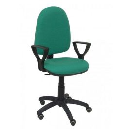 Silla Piqueras Y Crespo Ayna Brazos Fijos Mecanismo Contacto Permanente Con Regulacion De Profundidad Ruedas De Parquet Asiento Y Respaldo Tapizado Bali Verde Precio: 142.49999995. SKU: S5702486