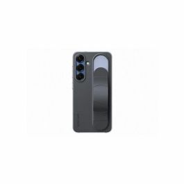 Samsung Funda Standing Grip Case Galaxy S25 Negro - Soporte Integrado para visualización cómoda