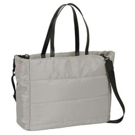 Bolso Minnie Mouse Teen Sand Acolchado Gris 40 x 31 x 17 cm