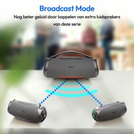 Medion MED1740338592585 Altavoz Bluetooth M 30W Bluetooth 5.3 IPX7 42h batería