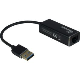 Adapter USB3.0 > RJ45 Gigabit Lan 1000 MBit/s Inter-Tech Black Precio: 28.798. SKU: B138QMV86B