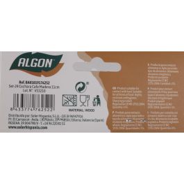 Set de 24 cucharas de café de madera Algon 11 cm (36 Unidades) Set de 24 cucharas de café de madera Algon 11 cm (36 Unidades)