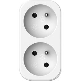 Biplite - QUARX - 2P 16A - Blanco y gris claro, conforme a NF