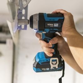 Koma Tools Llave de impacto 20V Brushless 280Nm, 0-2300rpm, luz de trabajo, motor sin escobillas, Pro Series