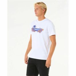 Camiseta de Manga Corta Hombre Rip Curl Surf Paradise Blanco