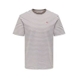 Camiseta de Manga Corta Hombre Only & Sons Onsdawson Reg Stripe Marrón claro L Precio: 16.50000044. SKU: B1ECVQNA9W