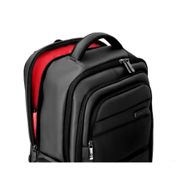 Antartik Mochila Volt Negro 5 Compartimentos Interior Rojo 450x180x330 mm Repelente Agua 23L