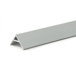 Perfíl Aluminio para Tira LED Instalación Esquinas - Difusor Opal x 2M