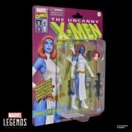 Hasbro Marvel's Mystique X-Men The Uncanny Figura 15cm con 5 Accesorios, Manos y Cabeza Alternativa Jean Grey