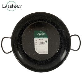 La Dehesa Sarten Honda Esmaltada Con Asas 32 cm Acero Negro