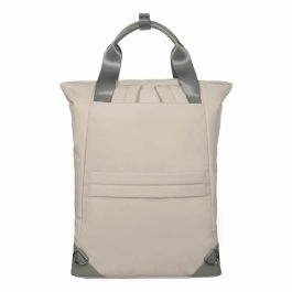 Targus TBB65113GL Mochila Convertible Bolso Tote para Portátil 16" EcoSmart, Piel Vegana, Resistente al Agua, Roble