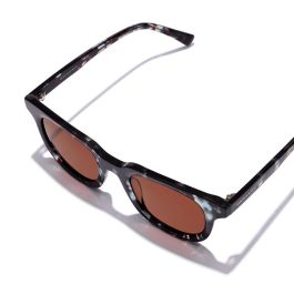 Hawkers Gafas de Sol Unisex OASIS Blue Carey Brown Cuadradas Montura Acetato