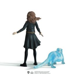 Schleich SCH42681 Figura Coleccionable de Hermione Granger y su Patronus - Saga Harry Potter